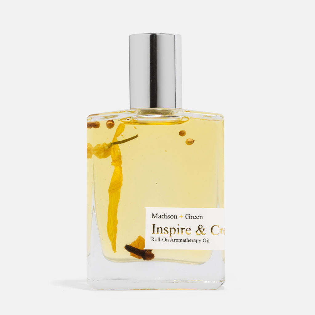 "Inspire & Create” Stress-Relieving Aromatherapy Body Oil